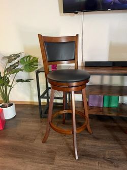 Leather Barstools Set Of 2