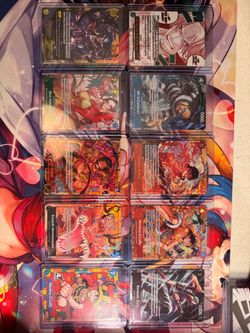 One Piece TCG Rare Card Lot of 10
