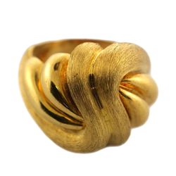 Henry Dunay 18K Yellow Gold Women's Ring Size 6.75, 17.2g Accessories Jewelry 