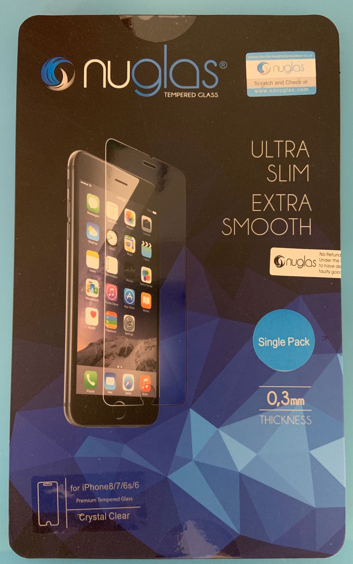Nuglas Screen protector for iPhone 6-11 max