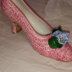 Vintage Italian Porcelain Shoe