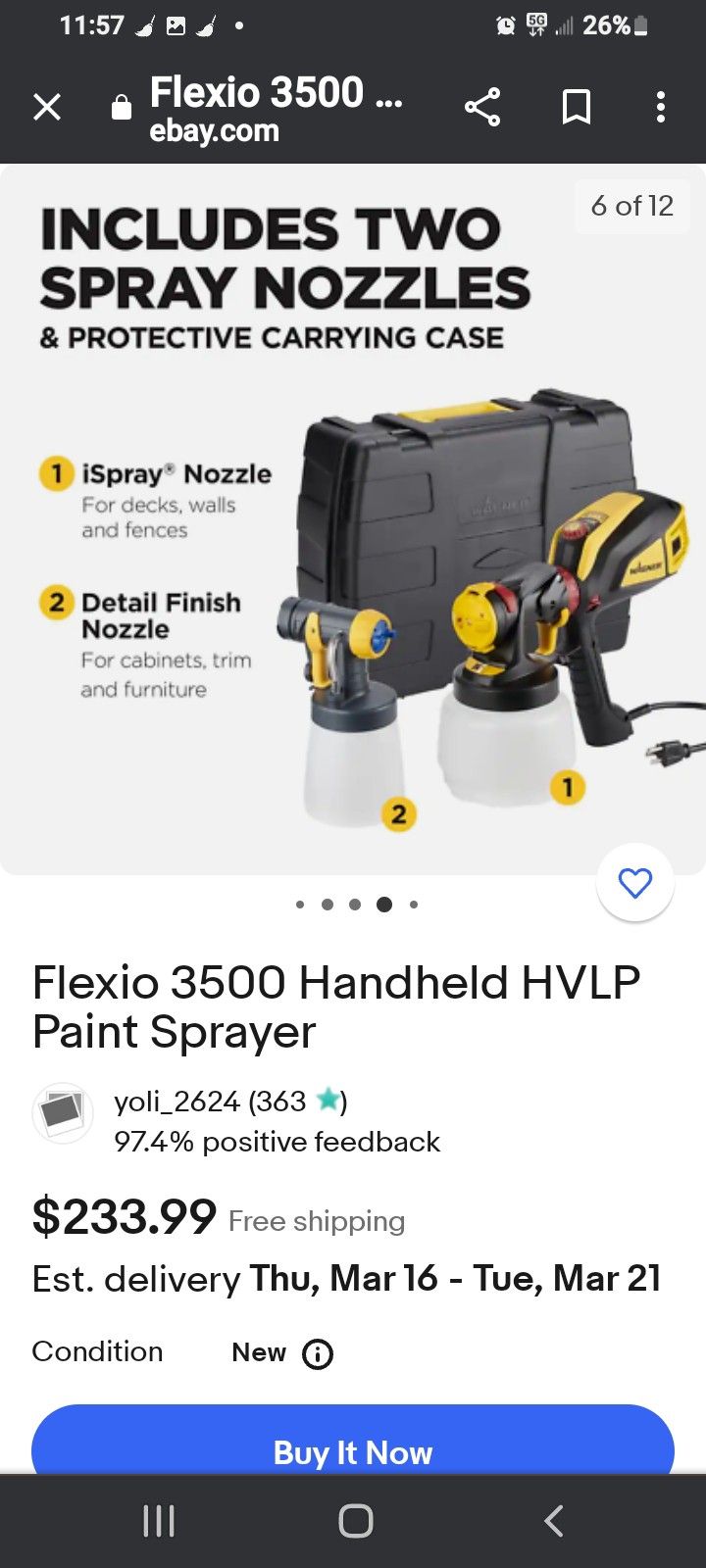 WAGNER* 3500 DUEL GUN SPRAYER.