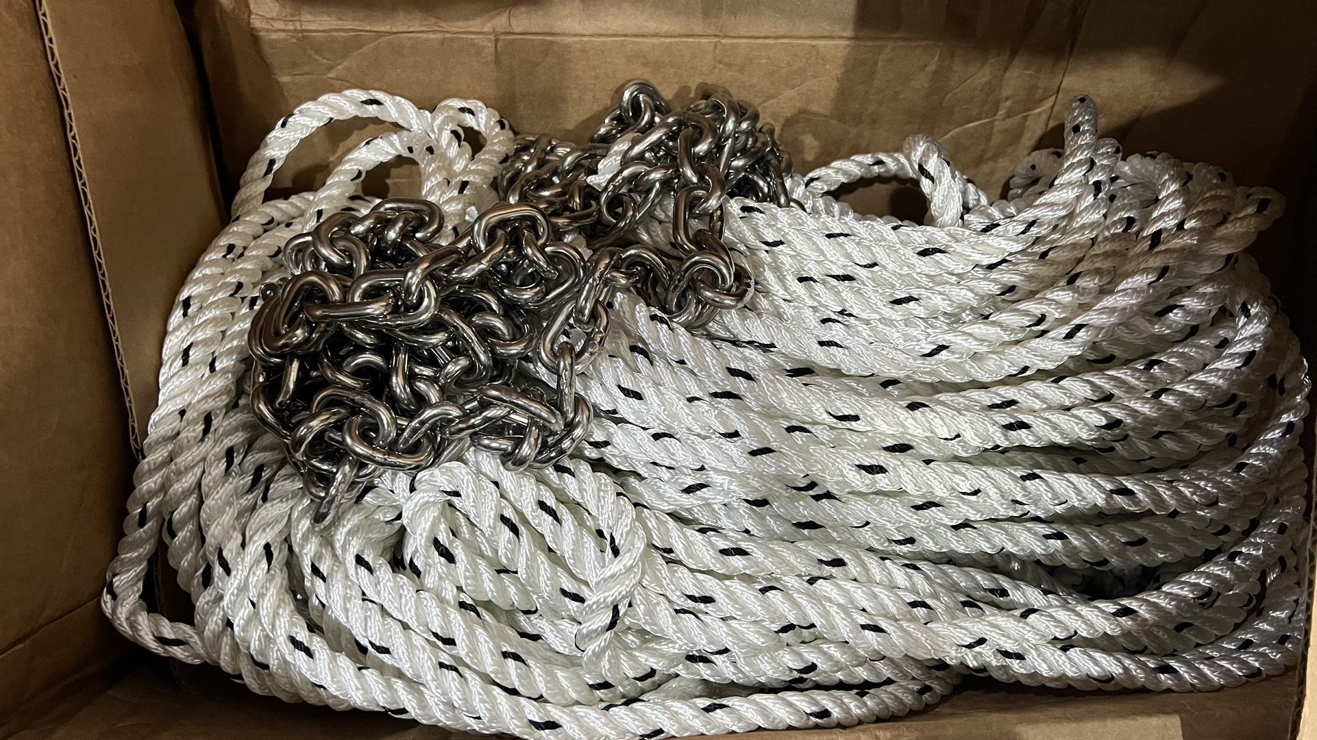 Windlass Anchor Rode 3Strand Rope 1/2" x 250' High Test G4