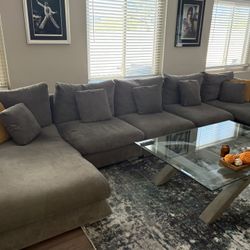 Mario Capasa “Feathers” Cloud Sectional Couch