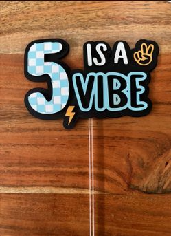 Birthday cake topper