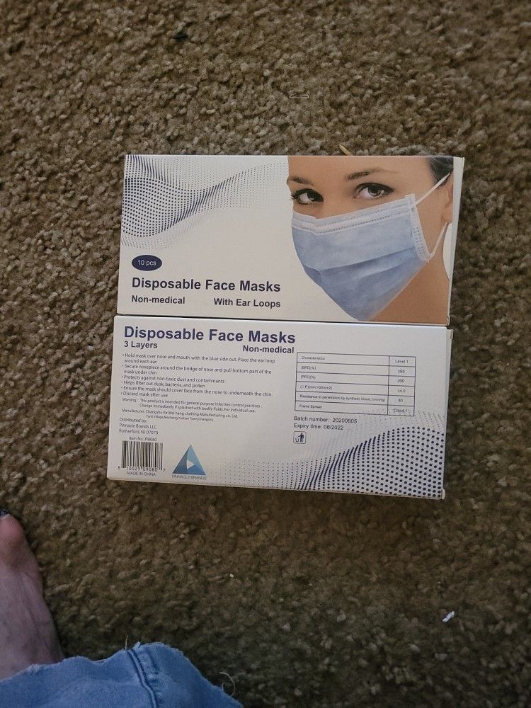 Disposable Face Masks
