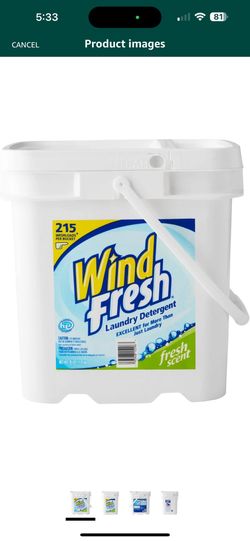 4 Buckets Of Wind Fresh laundry detergent