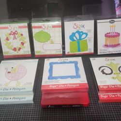 Sizzix Set/10 Cutting Dies Bundle BNIP 