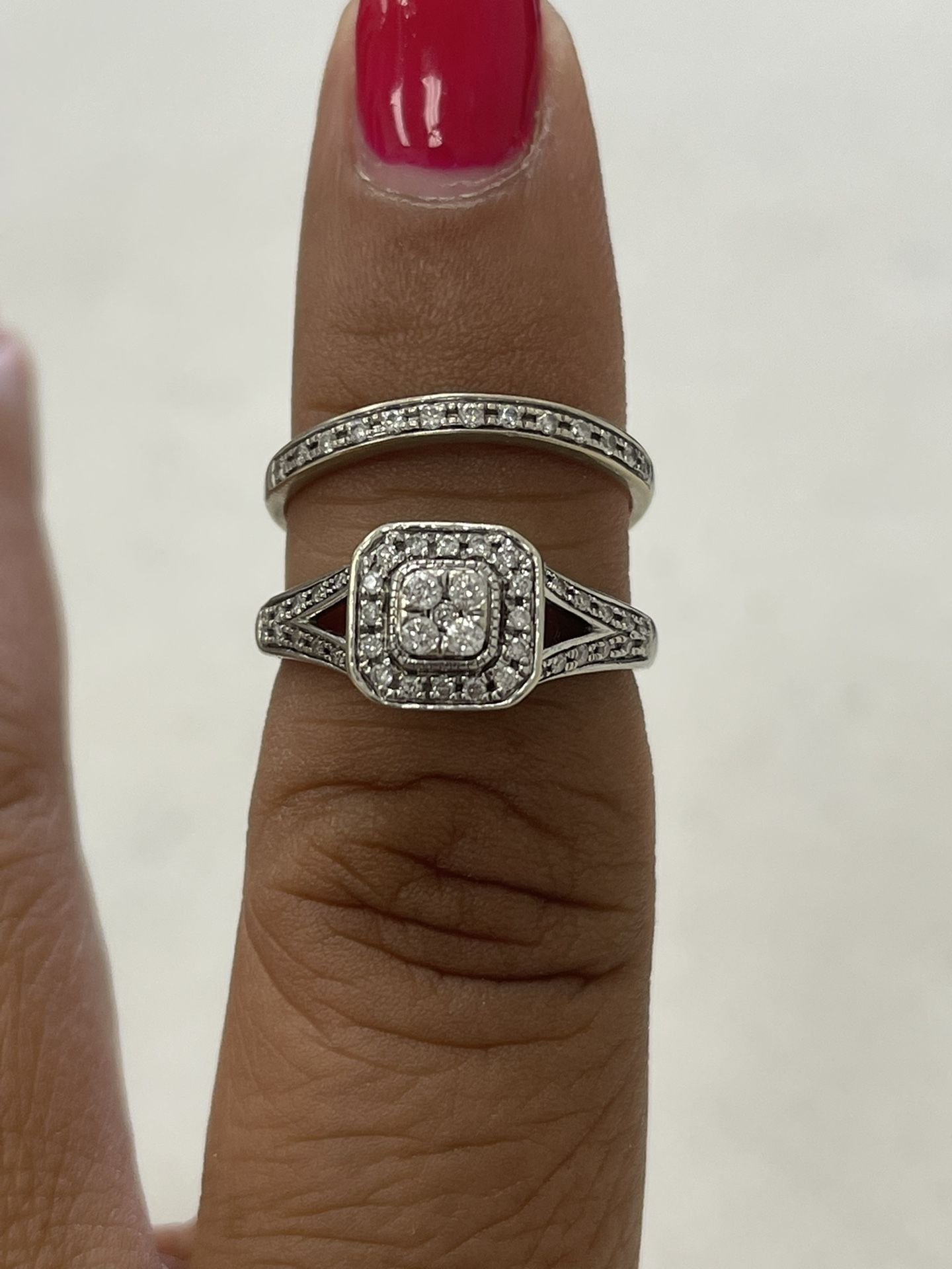 White Gold 14K Diamond Engagement Ring π