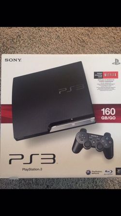 PS3 in box with light up controller