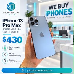 IPHONE 13 PRO MAX 256GB UNLOCKED