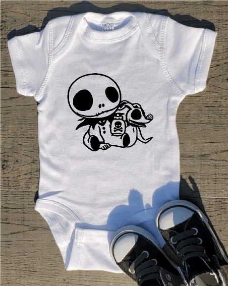 Nightmare Before Christmas Baby Onesie