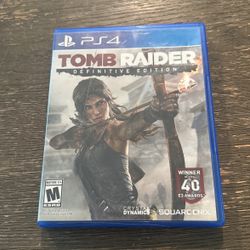 Tomb Raider Definitive Edition For PS4 Complete Used