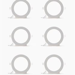 6 pack white downloght