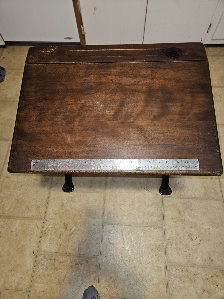 1900 School Desk w/ Inkwell