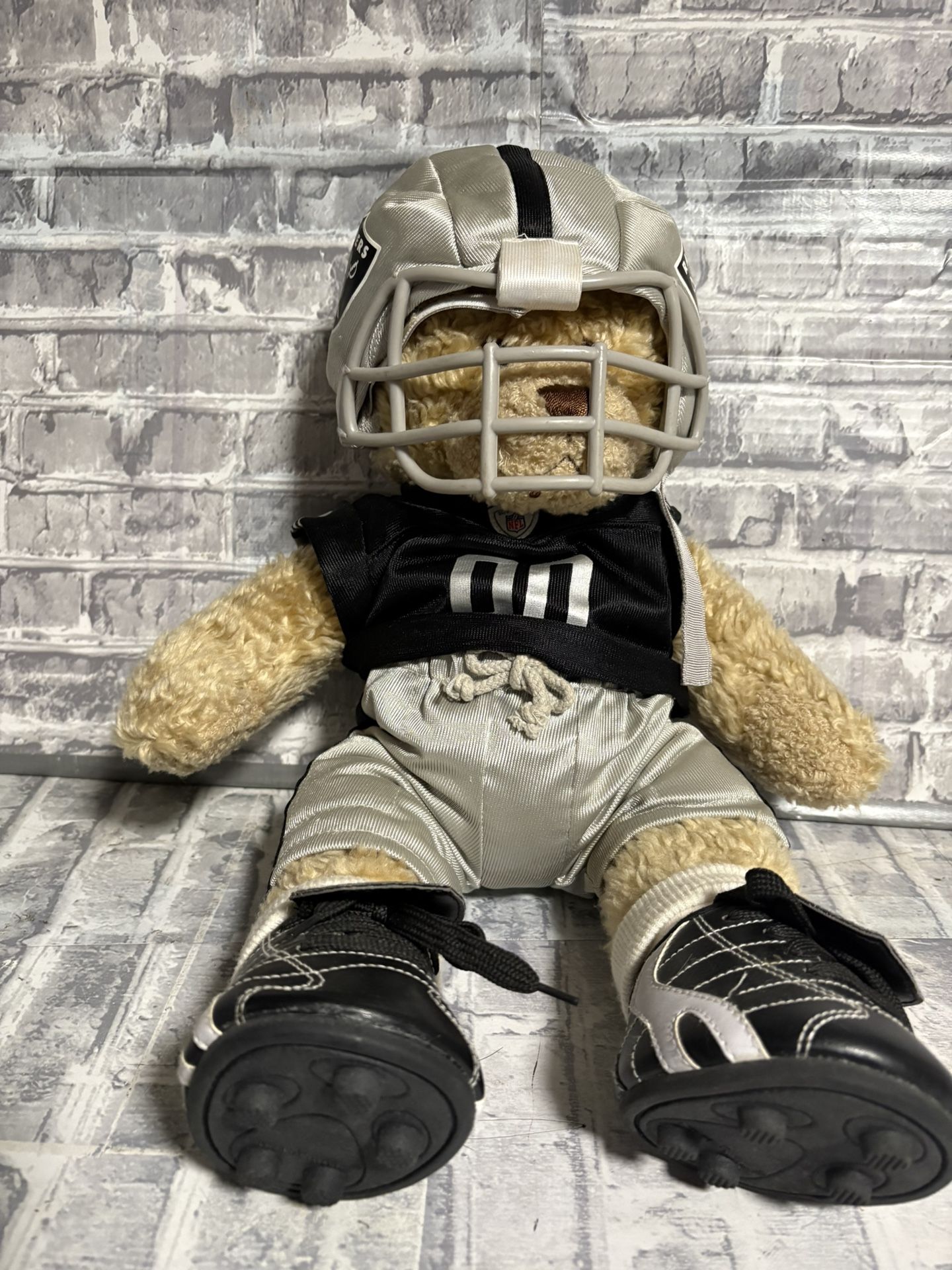 Build A Bear Raiders Football Plush With Official NFL Outfit (1C)