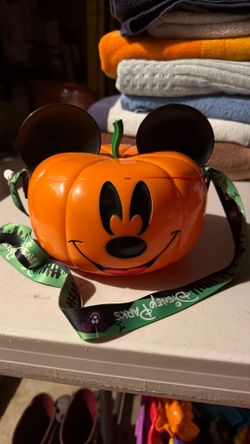 Mickey pumpkin popcorn bucket