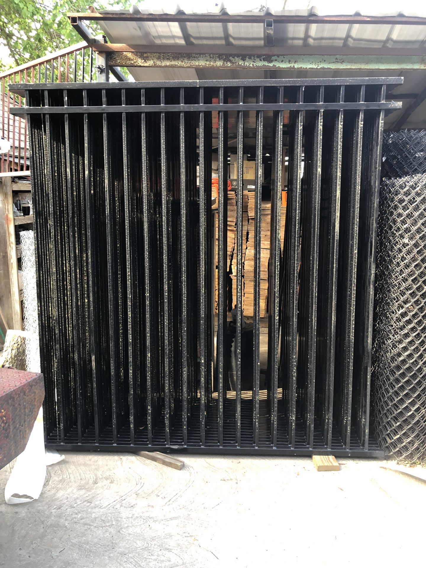 Iron fence panels/ 8x8/ Comercial