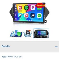 SU5580: Inefala 2G64G Car Radio for Honda Acura MDX 2007 2008 2009 2010 2011 2012 2013 with Wireless CarplayAndroid Auto 9 Inch Upgrade Touch Screen f