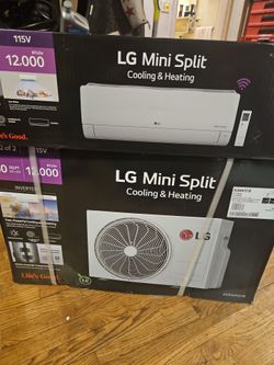 LG Mini Split 12,000 BTU Cooling & Heating System