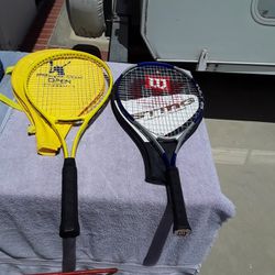3 Tennis Rackets Pluss Ball Retrever
