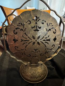 Vintage 3 tier serving tray