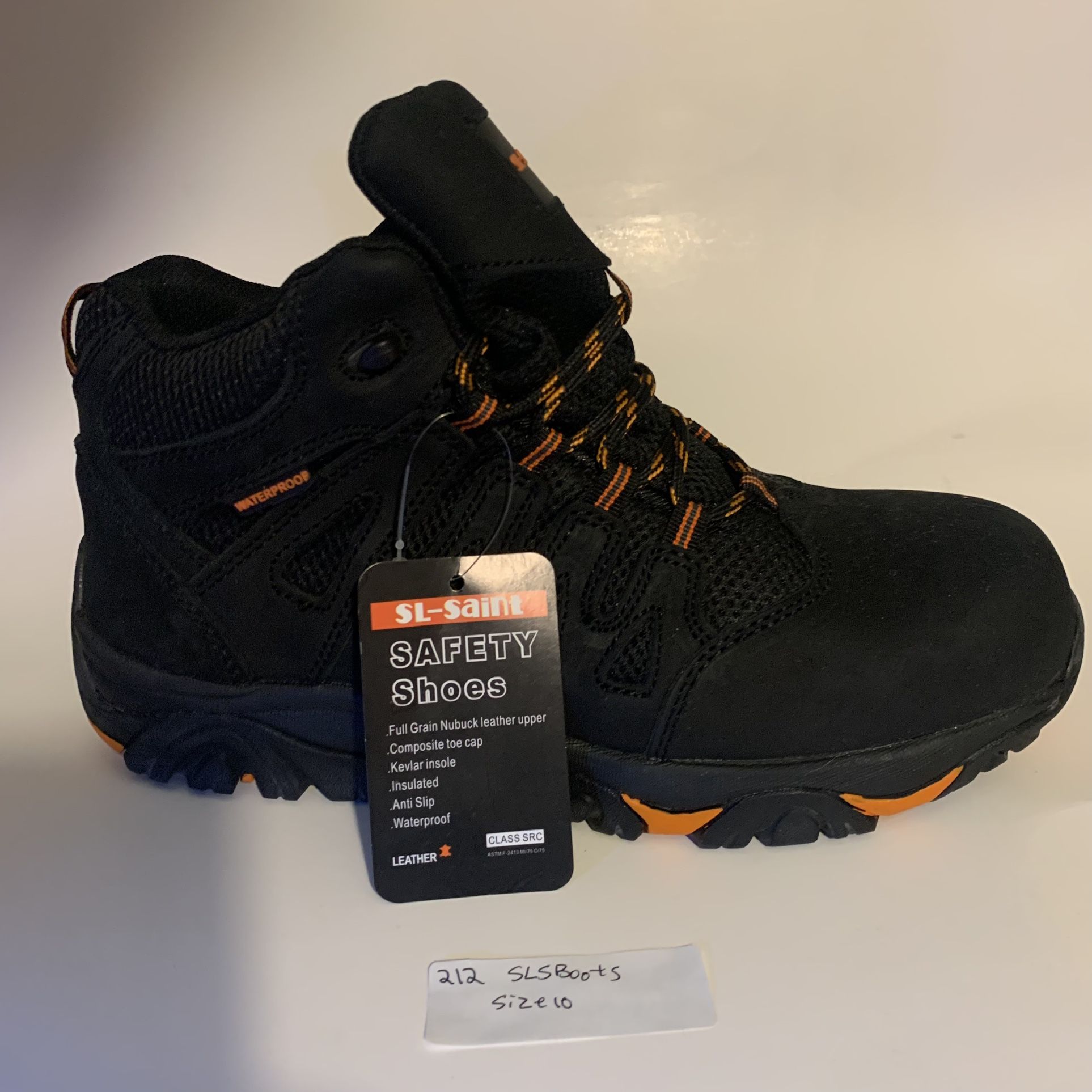 Size 10 Construction/ Hiking Boots Waterproof
