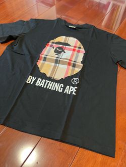 Bape Shirt- Black and Burberry