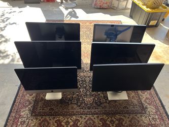 Apple iMac And Dell Monitors