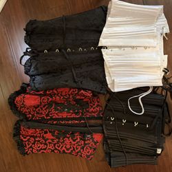 M-S ribbed Corsets