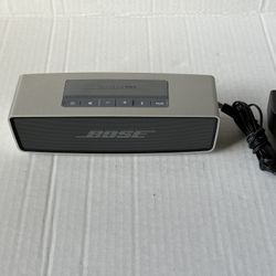 Bose SoundLink Mini Portable Bluetooth Speaker Silver, Tested, 