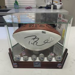 Tom Brady Signed Authentic NFL Game Ball w/ SB Rings