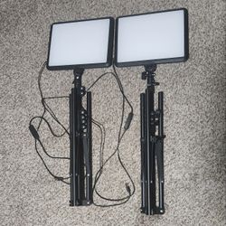 2-Pack LED Video Light Kit 