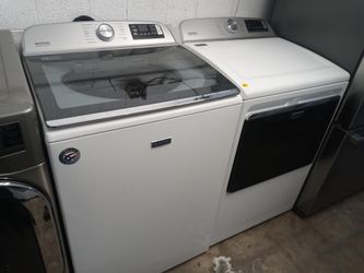 Maytag large capacity top load washer and dryer set - Free delivery