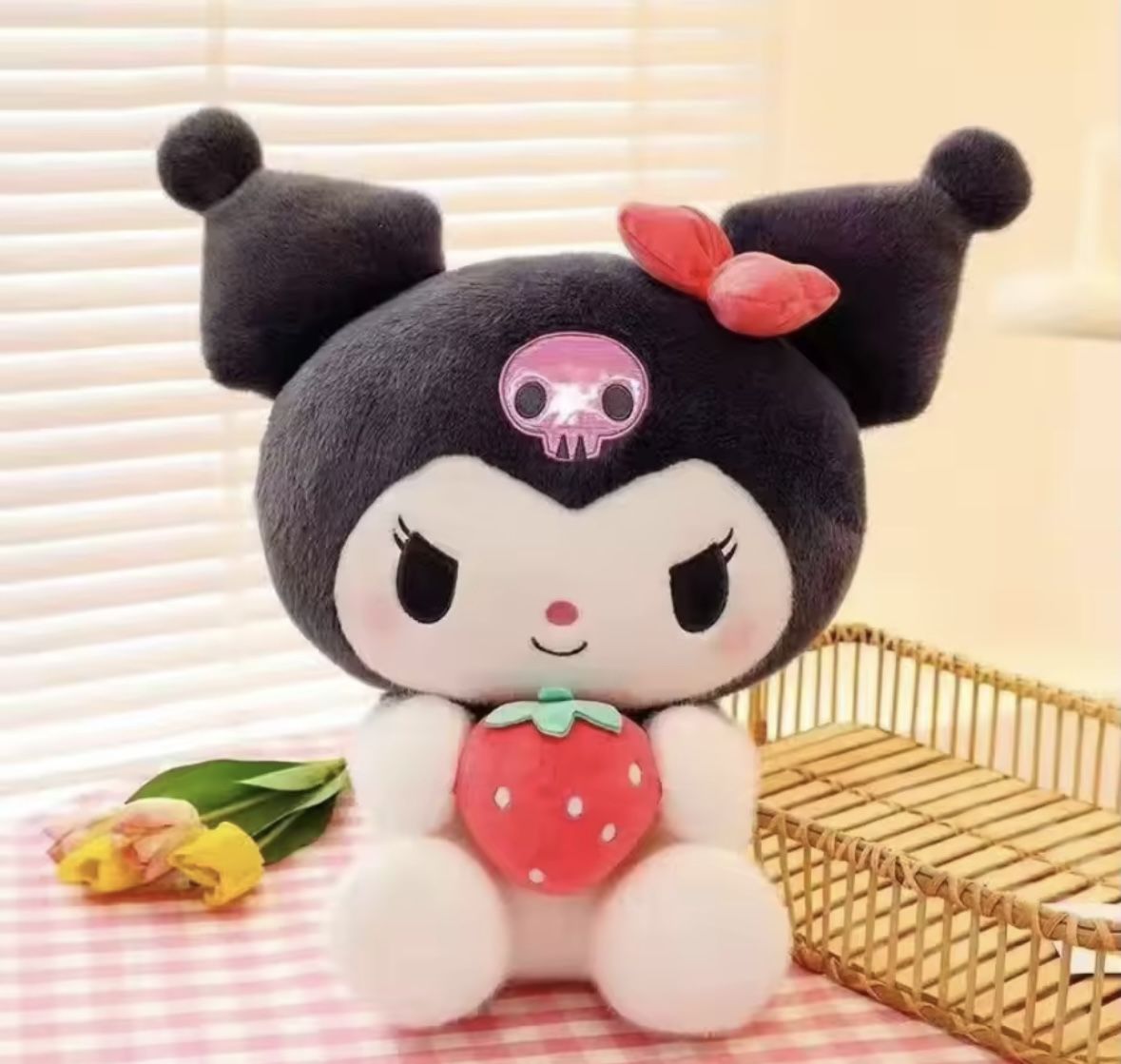 Kuromi Strawberry Plushie!