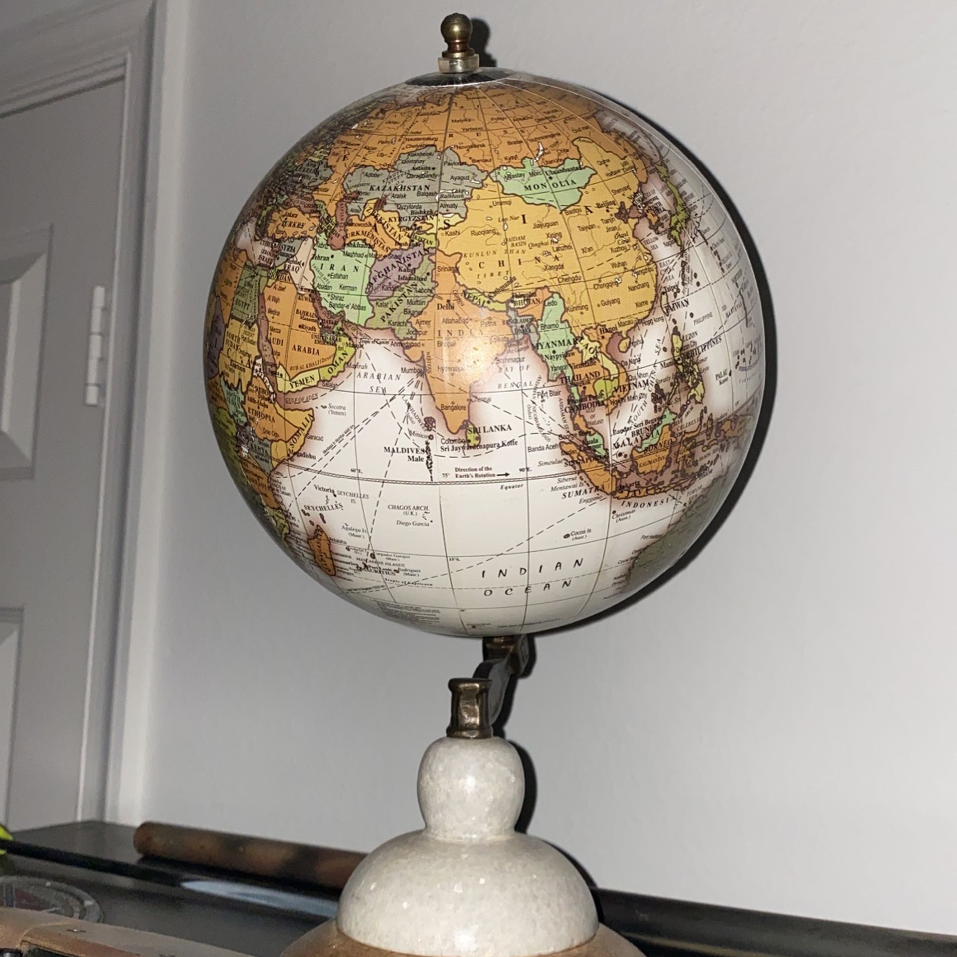 World Globe Desk Piece 