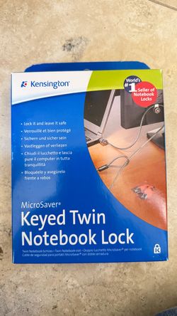 Kensington MicroSaver Keyed Twin Notebook Lock
