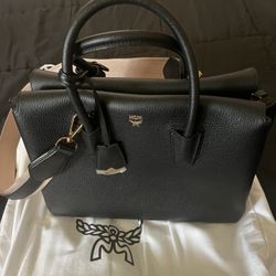 MCM Mills Leather Medium Tote