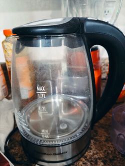 Hamilton Beach Glass Electric Kettle 1.7L