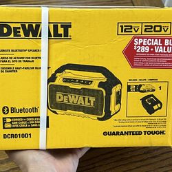 Dewalt 12V/20V Bluetooth Speaker 🔊 Brand New, with Battery and charger included