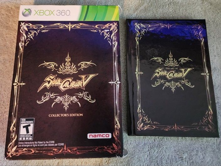 2012 Soul Calibur V Collector's Edition Microsoft Xbox 360 Complete Box Set Pre Owned