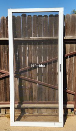 Sliding 36" Screen Door 