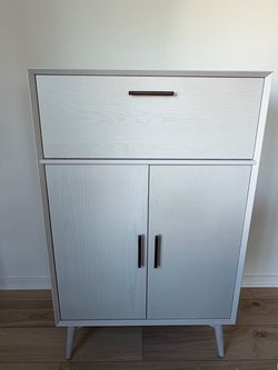 West Elm Mid Century Modern Bar Cabinet