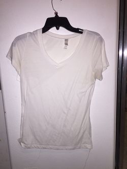 White V-Neck shirt