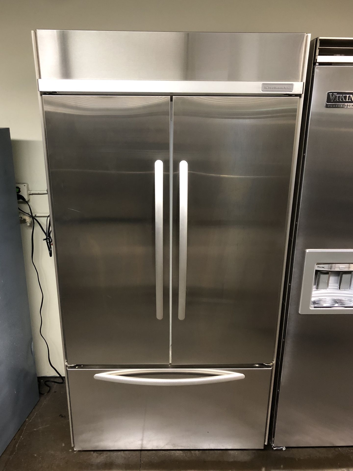 Kitchen Aid 42” Stainless Steel Built In French Door Refrigerator