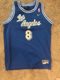 Vintage Blue Los Angeles Lakers Kobe Bryant NBA Reebok 90s Jersey Size Large