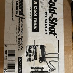 Cold Shot, Pipe Freeze Kit