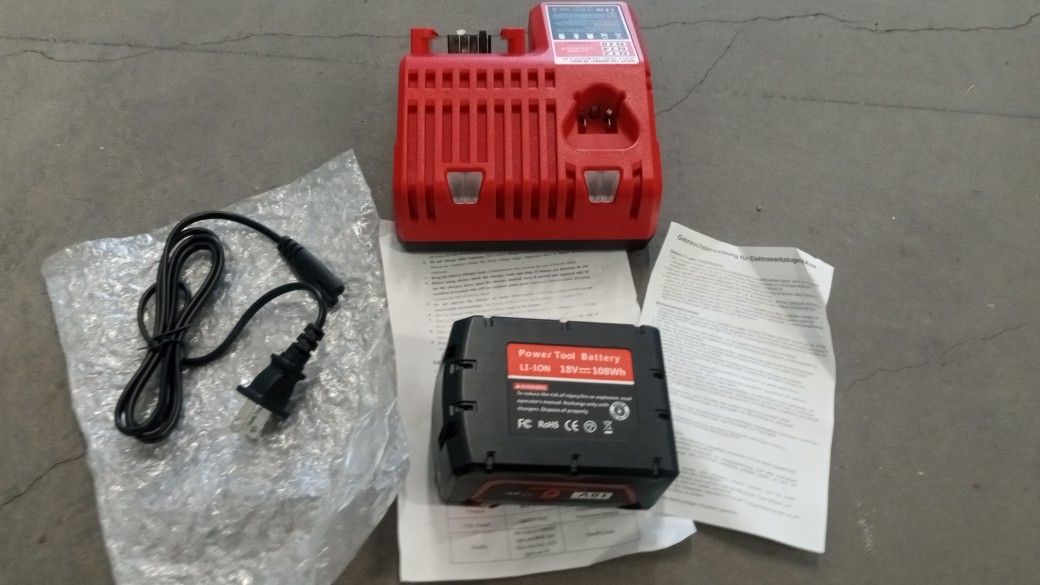 The Charger & The Battery 18 Volts