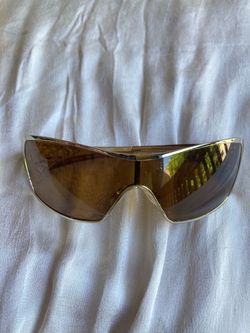 Rare Oakley Dart Sunglasses Gold Frame Brown
