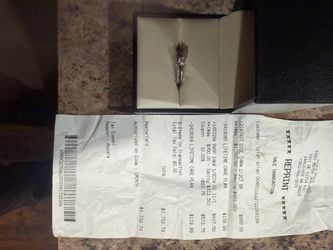 14K White Gold Diamond Engagement Ring 1/2 CT